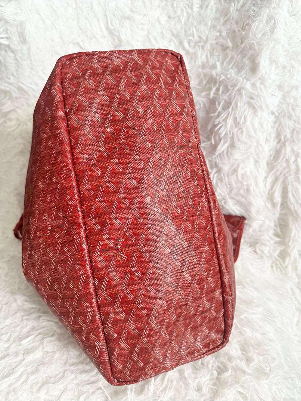 Goyard Saint Louie PM Tote Bag in Red Color - Picture 12 of 12